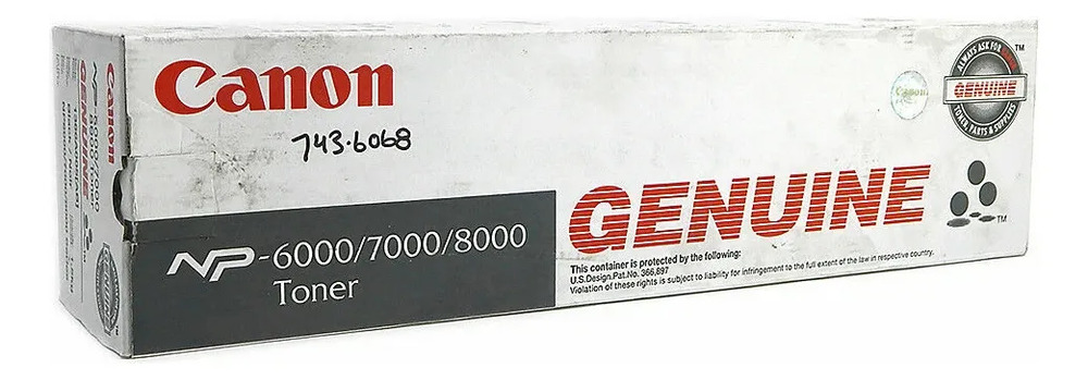 Tóner Canon 1366a002aa Original Negro Ep-87 Negro