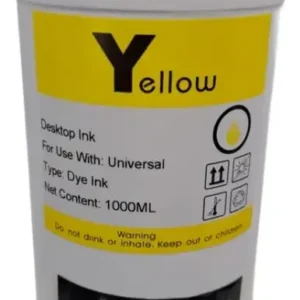 Botella De Tinta Universal Amarillo X 1lt