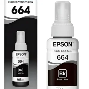 Tinta Epson T664 Negro 70ml T664120 L475 L495 L220 L395 L365 Negro