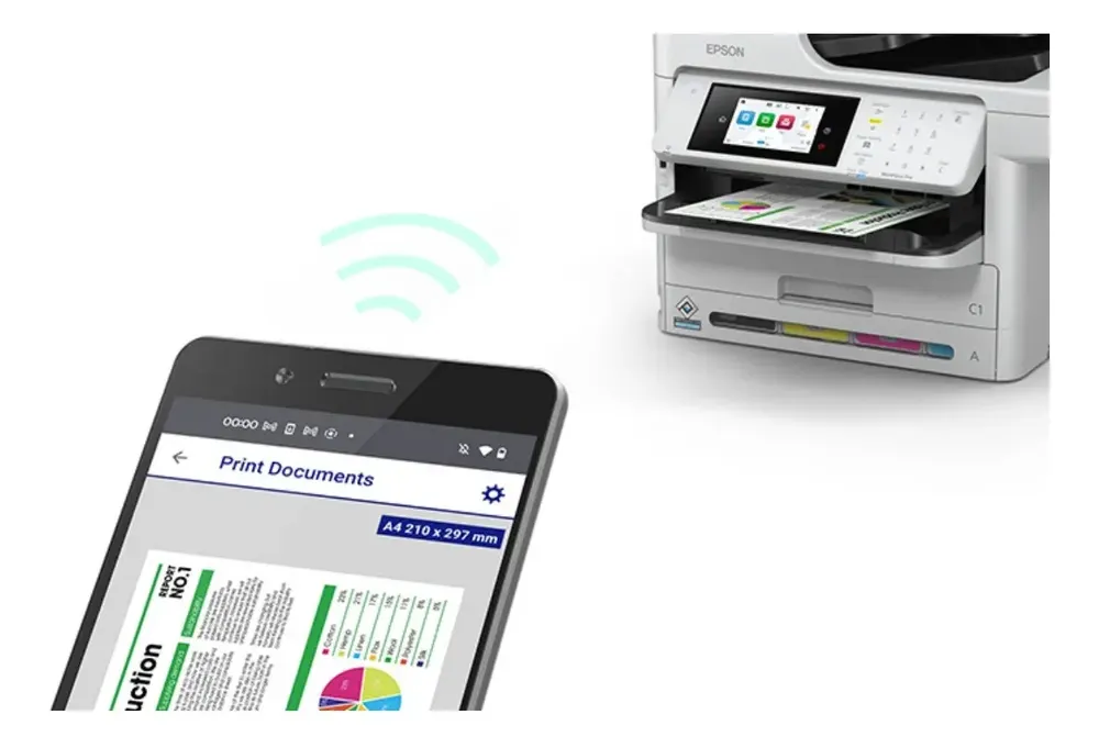 Impresora Epson Workforce Pro Wf-c5891 Wifi Blanco - Image 3