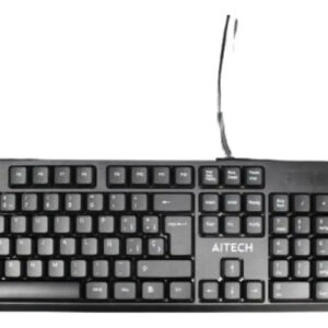 Teclado Y Mouse Combo Con Cable Stadior Usb Español Con Ñ Negro