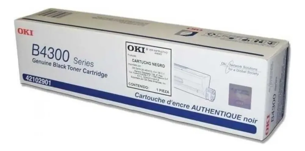 Tóner Negro Oki B4300/4350 Negro