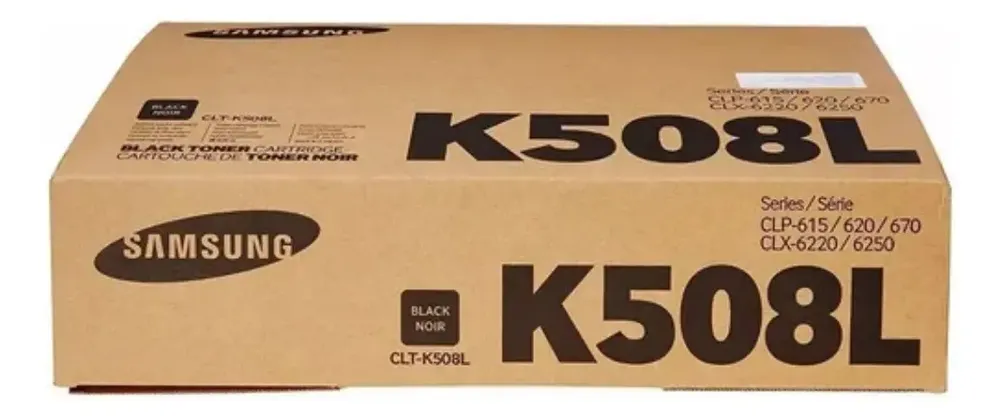 Tóner Negro Original Samsung Clt-k508l Clp-615/620/670 Negro